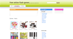 Desktop Screenshot of music-games.flash-igri.com