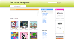 Desktop Screenshot of caring-games.flash-igri.com