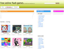 Tablet Screenshot of caring-games.flash-igri.com